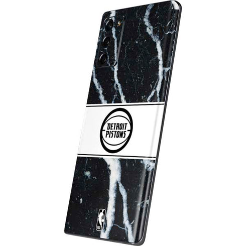 NBA Detroit Pistons Marble Galaxy Note20 5G Skin